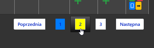 Kontrolki paginacji i wyboru ilości wierszy